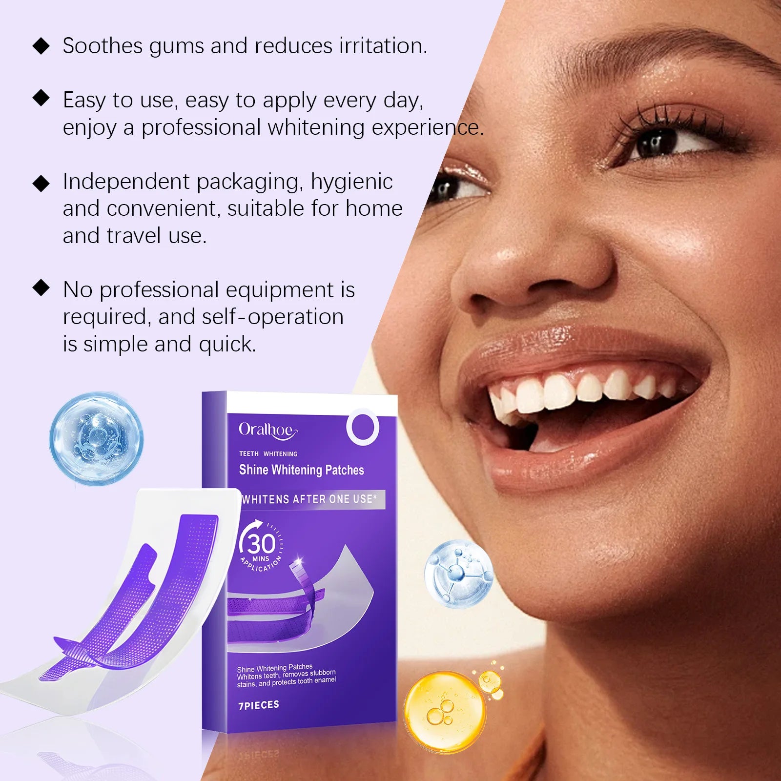 Purple Rapid Smile Whitening Strips